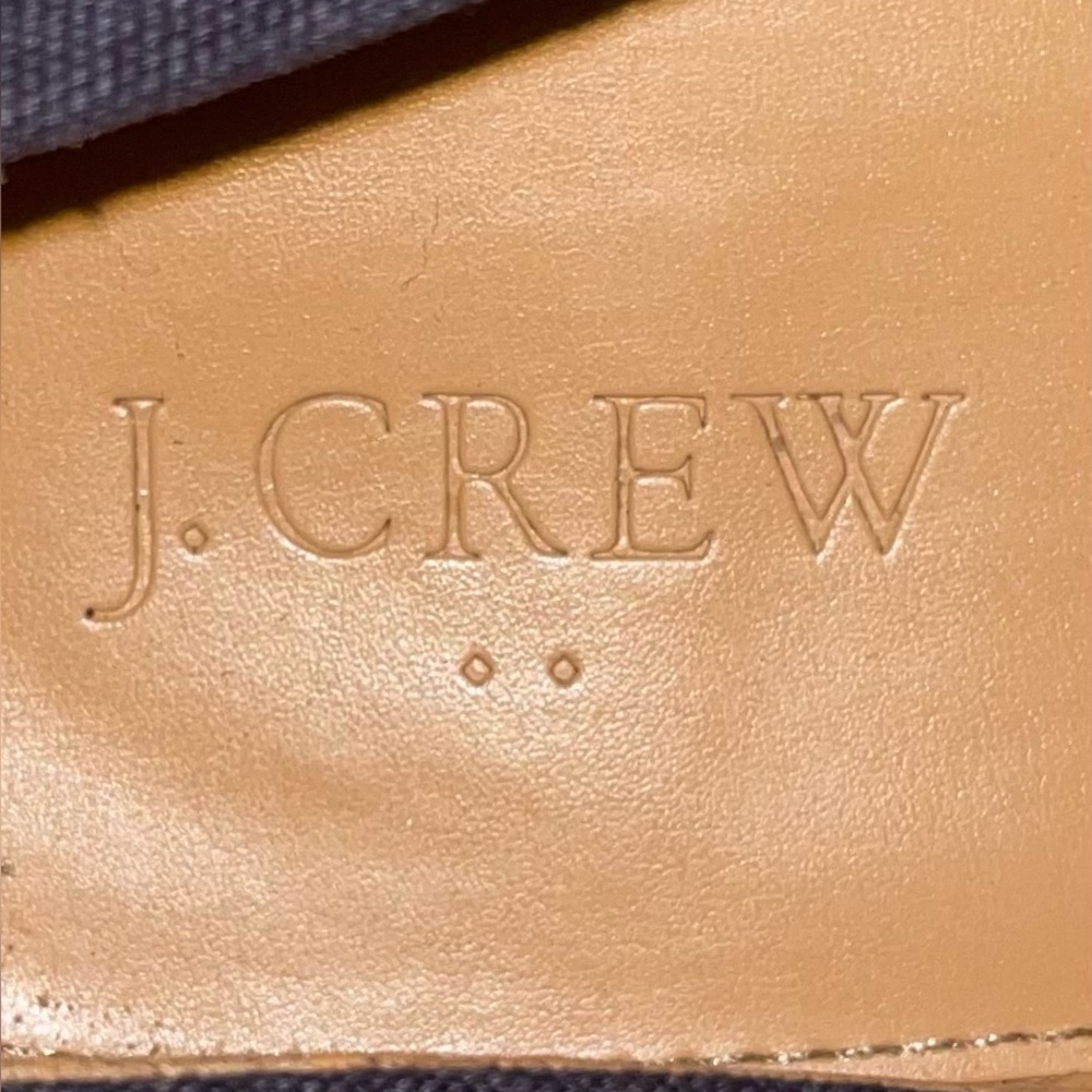 J Crew Women’s Seville Canvas Espadrille Black Wedges Slip Ons - Picture 10 of 11